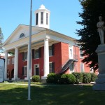 The Clarke County Courthouse in Berryville, Virginia